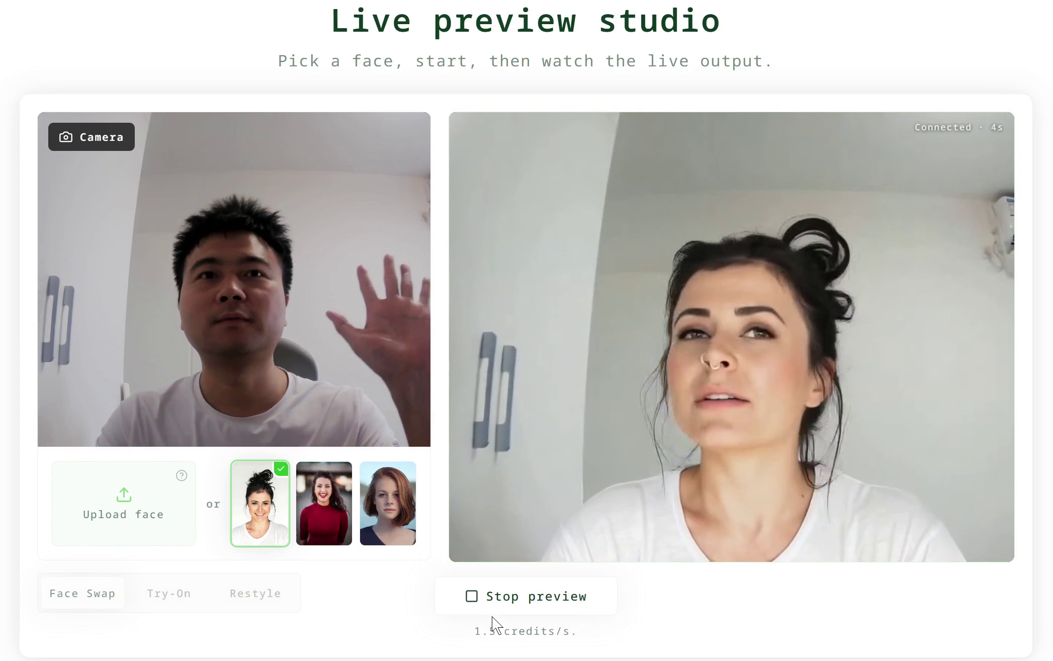 LiveFaceSwap AI screenshot 2