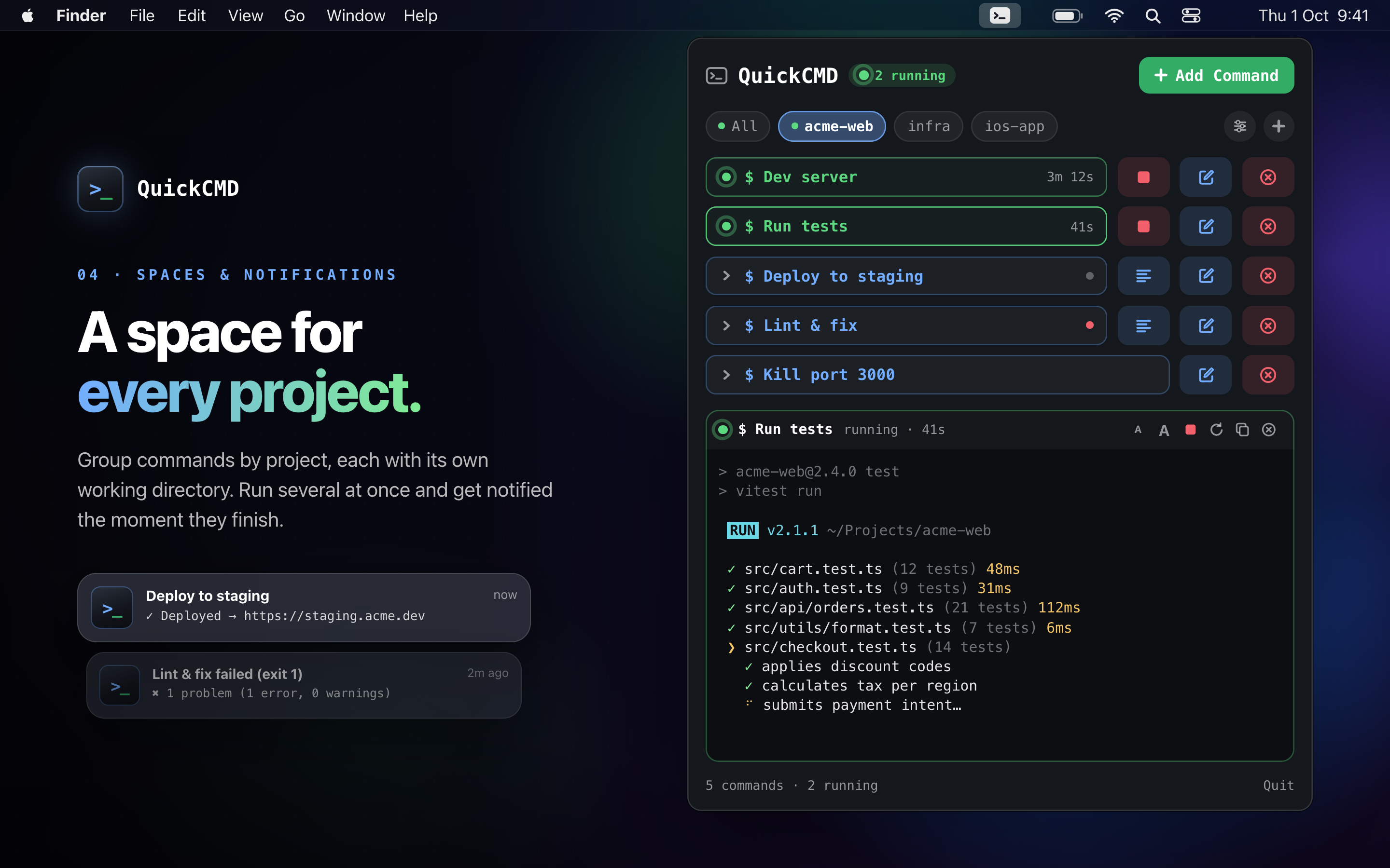 QuickCMD — Every command. One click away. screenshot 4