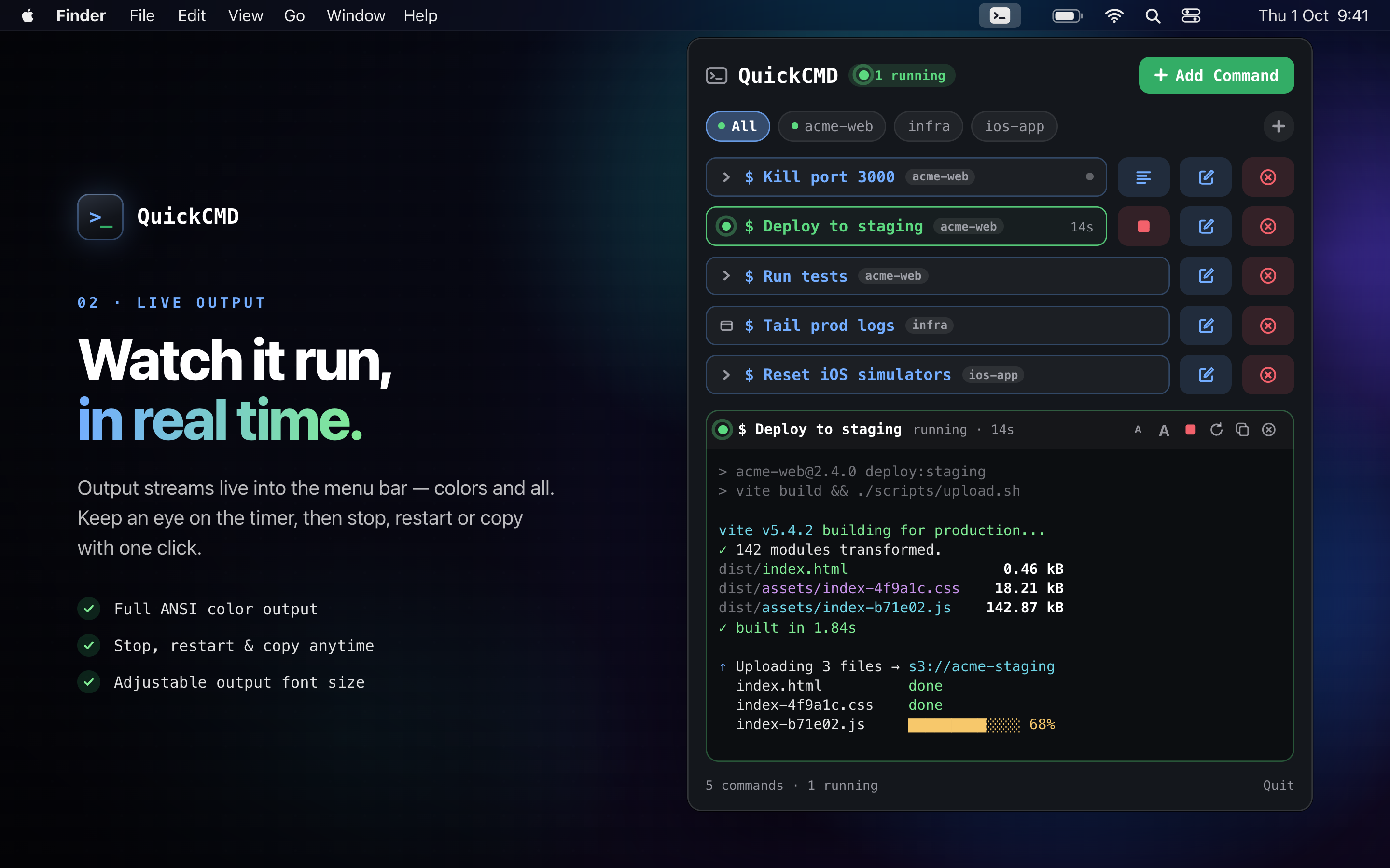 QuickCMD — Every command. One click away. screenshot 2