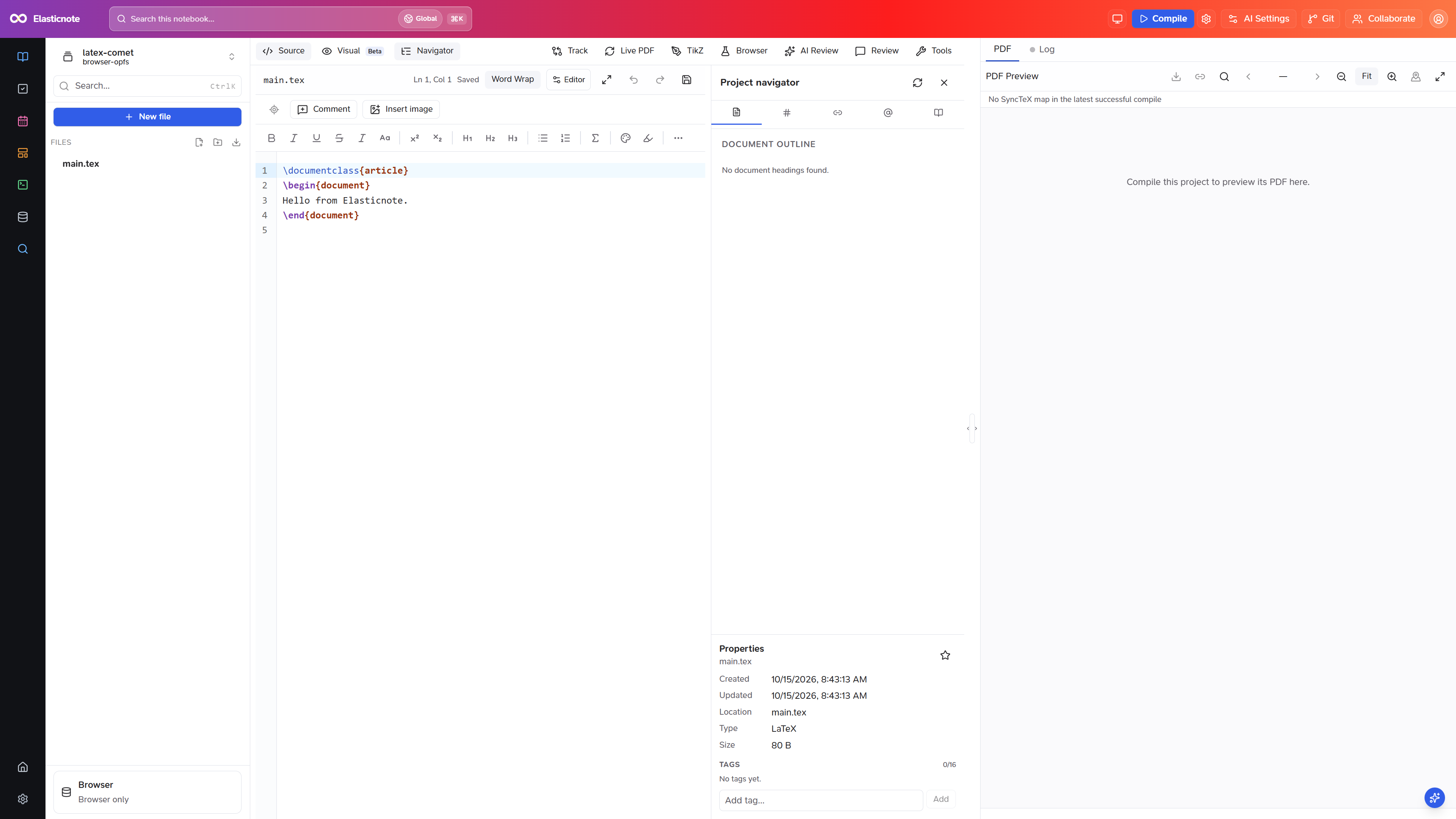 Elasticnote — Take Unlimited Research Notes screenshot 5