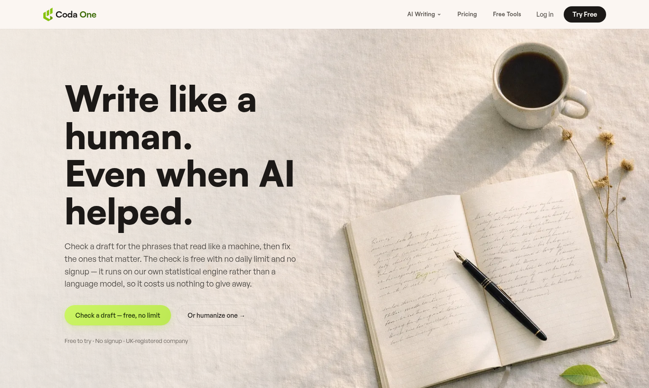 Coda One screenshot 1